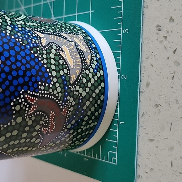 TOBWABBA ART Aboriginal Australia Dolphins Coffee Mug. 1994. - Picture 10 of 10